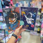 Astronaut's 50-page notebook, world brand volume1 خرید اینترنتی دفتر مشق 50 برگ فضانورد