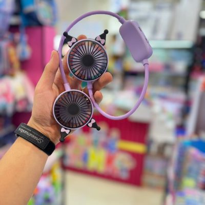 Rechargeable fan around the neck قیمت پنکه گردنی کرومی