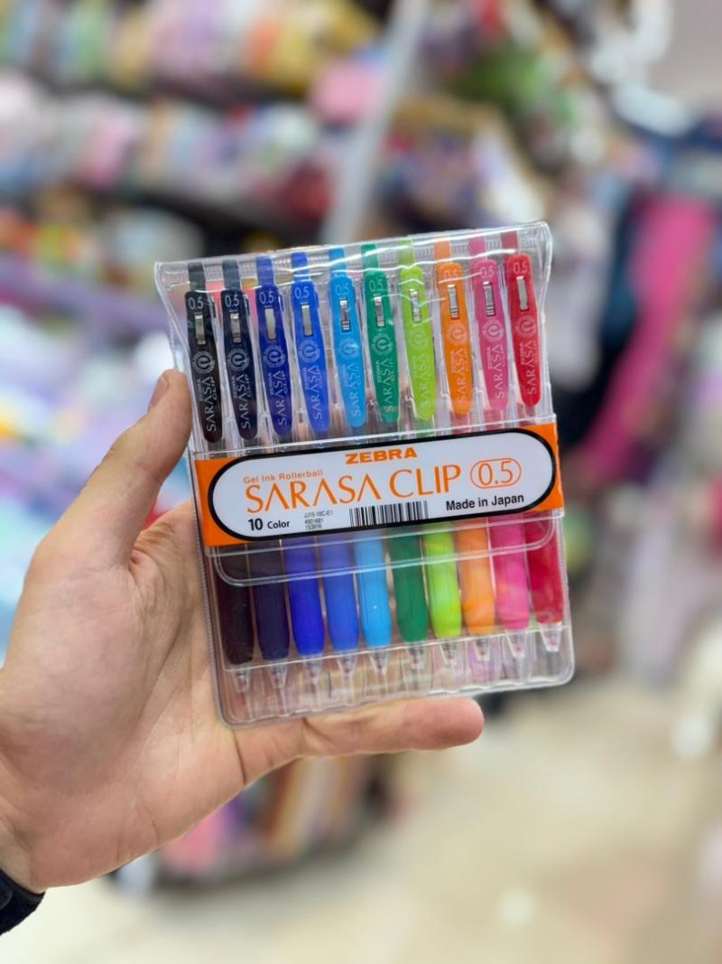 Sarasa brand 10 color pencil holder