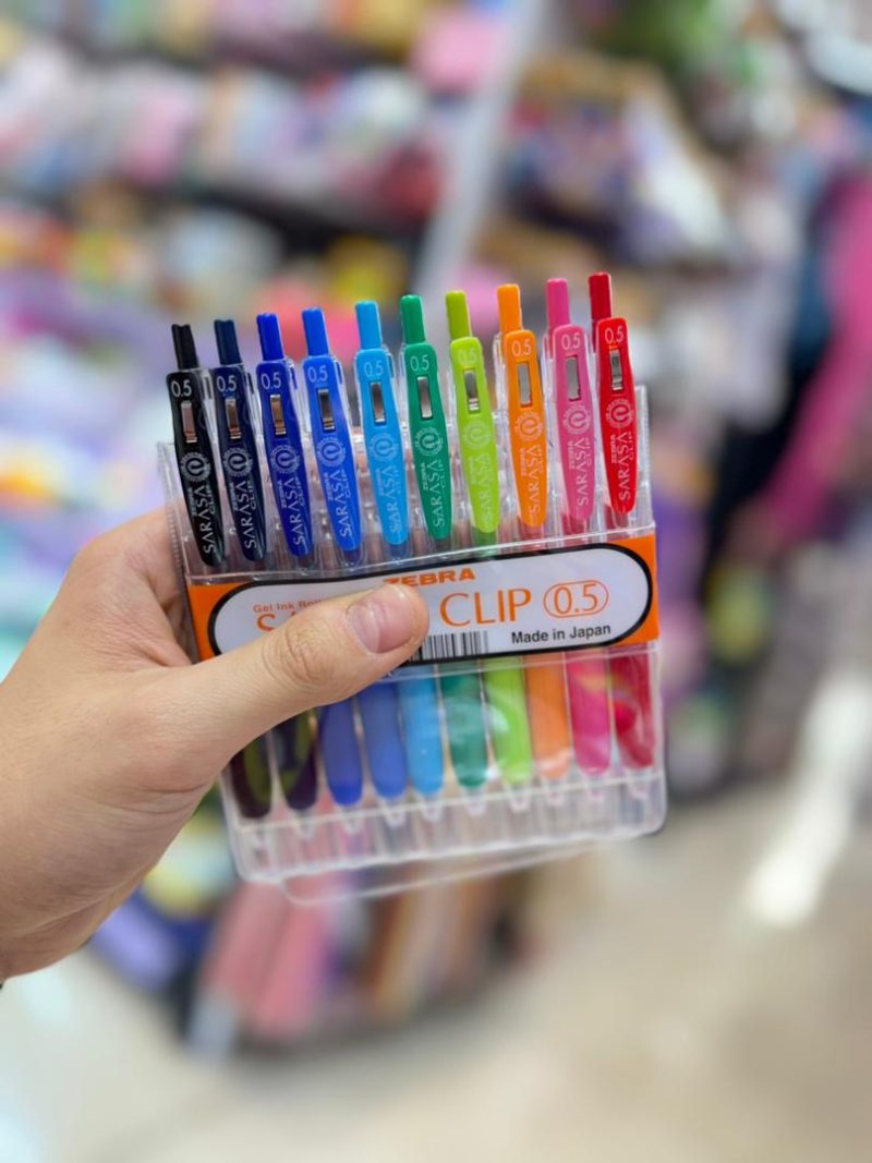 Sarasa brand 10 color pencil holder2