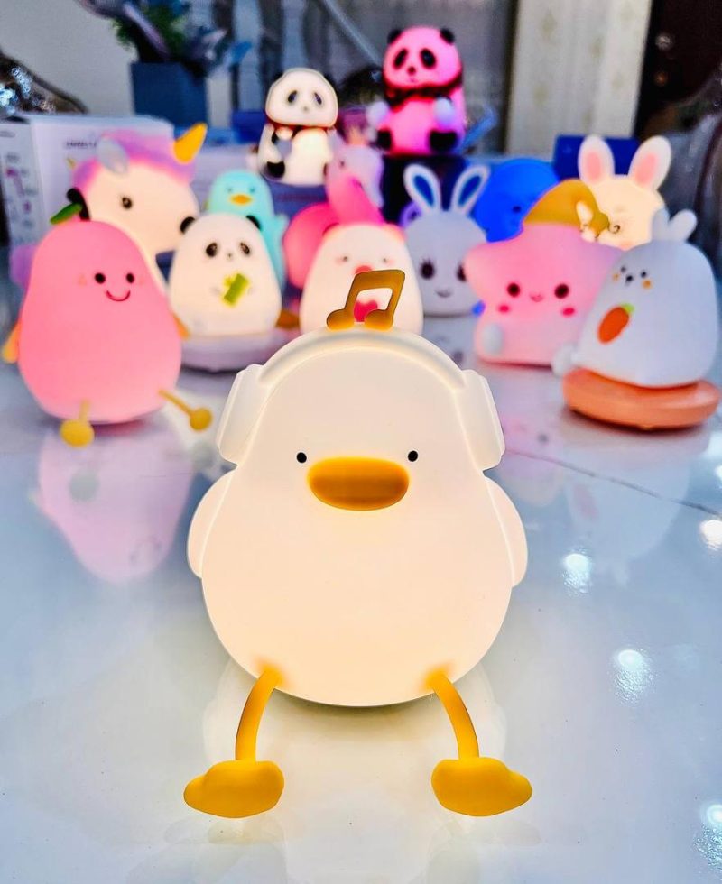 Silicone night light with chicken design3