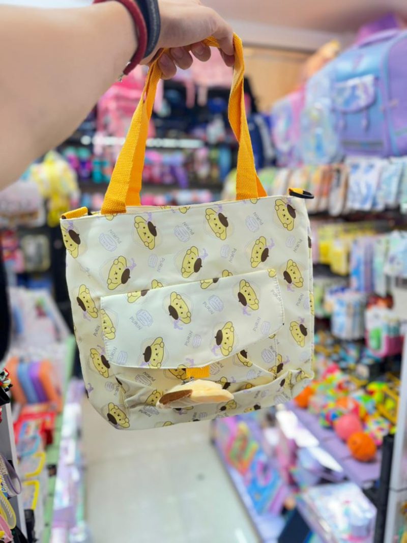 Basket bag with pocket-1