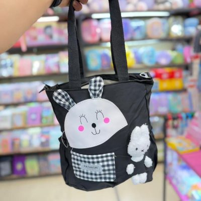 Basket bag with rabbit design4