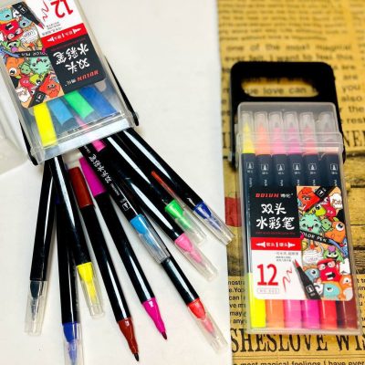 Double-ended 12-color painting marker