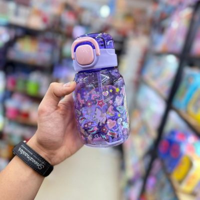 School fans brand thermos with straw and strap3