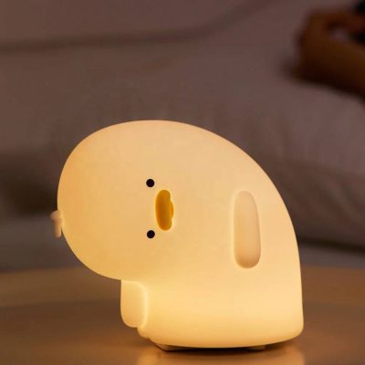 Touch silicone bedside lamp+