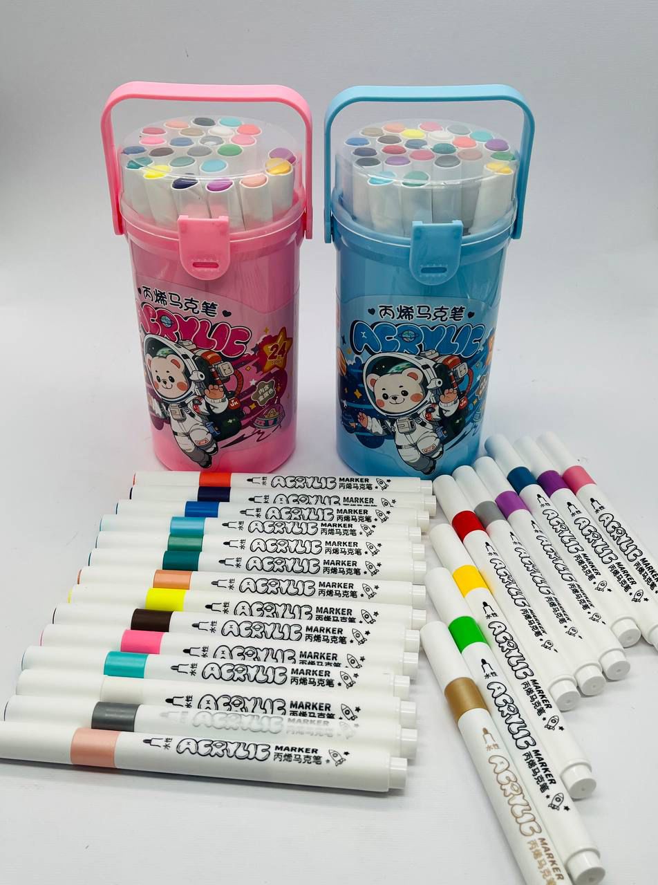 24-color acrylic paint marker