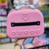 Mini suitcase with chrome handle3