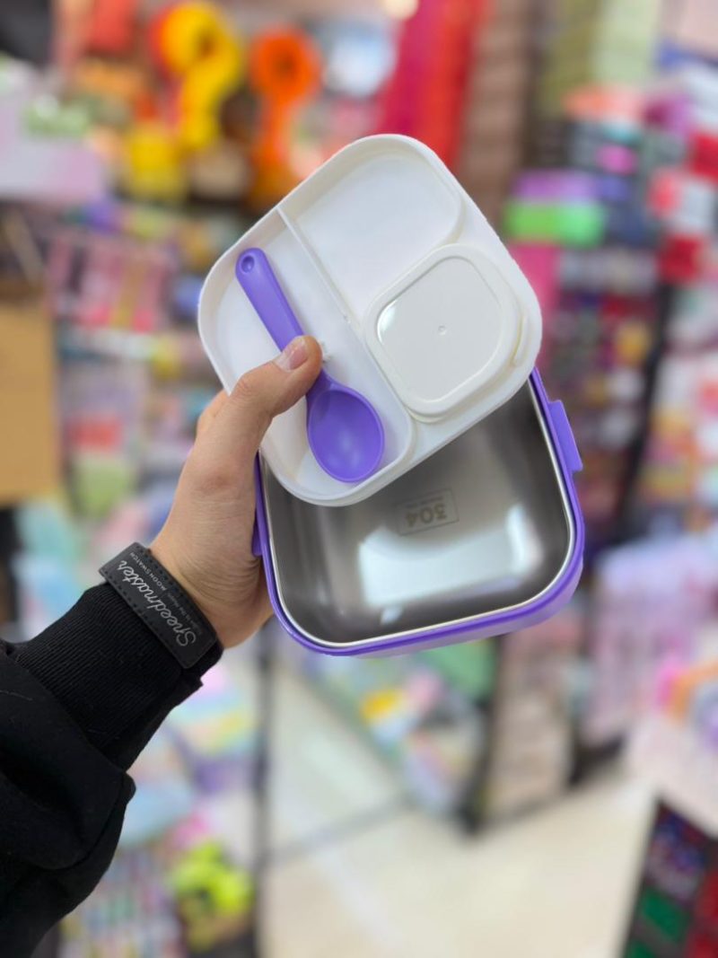 Sanrio steel food container with spoon3