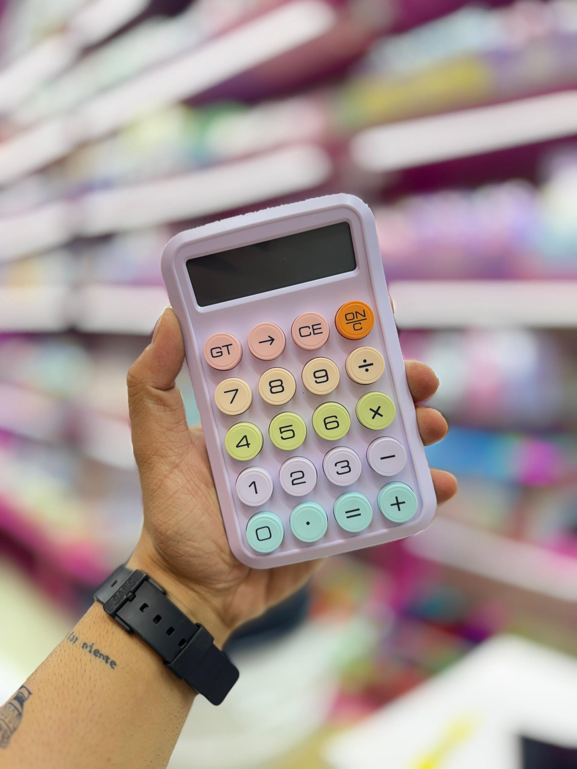 Calculator pastel color2