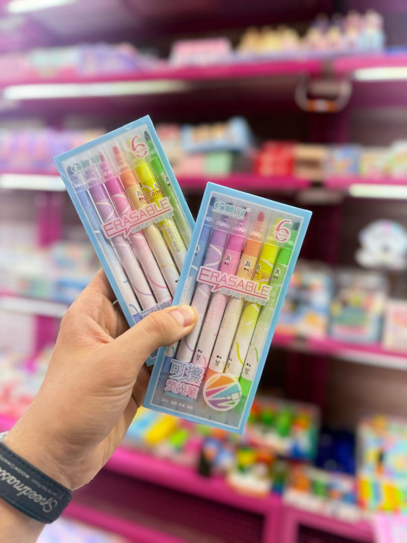 Highlighter with eraser