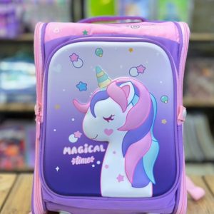 Original unicorn backpack with two zippers خرید کوله اورجینال یونیکورن